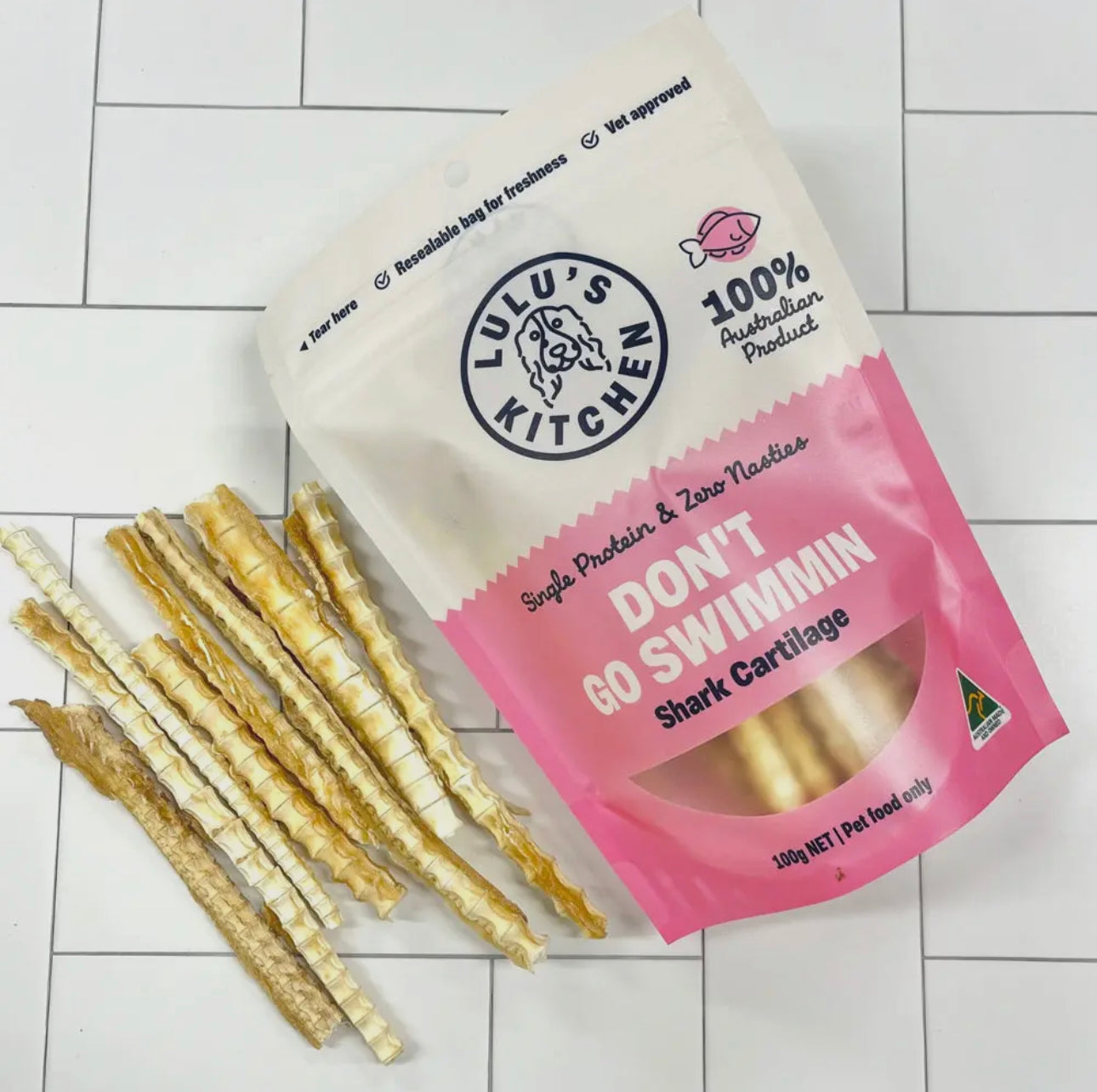 Don’t Go Swimmin Shark Cartilage 鲨鱼骨 100g