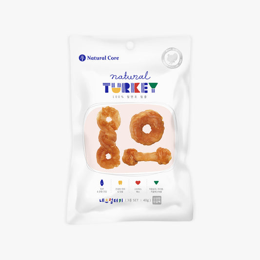 Natural Core 3 types turkey Chewy 40g