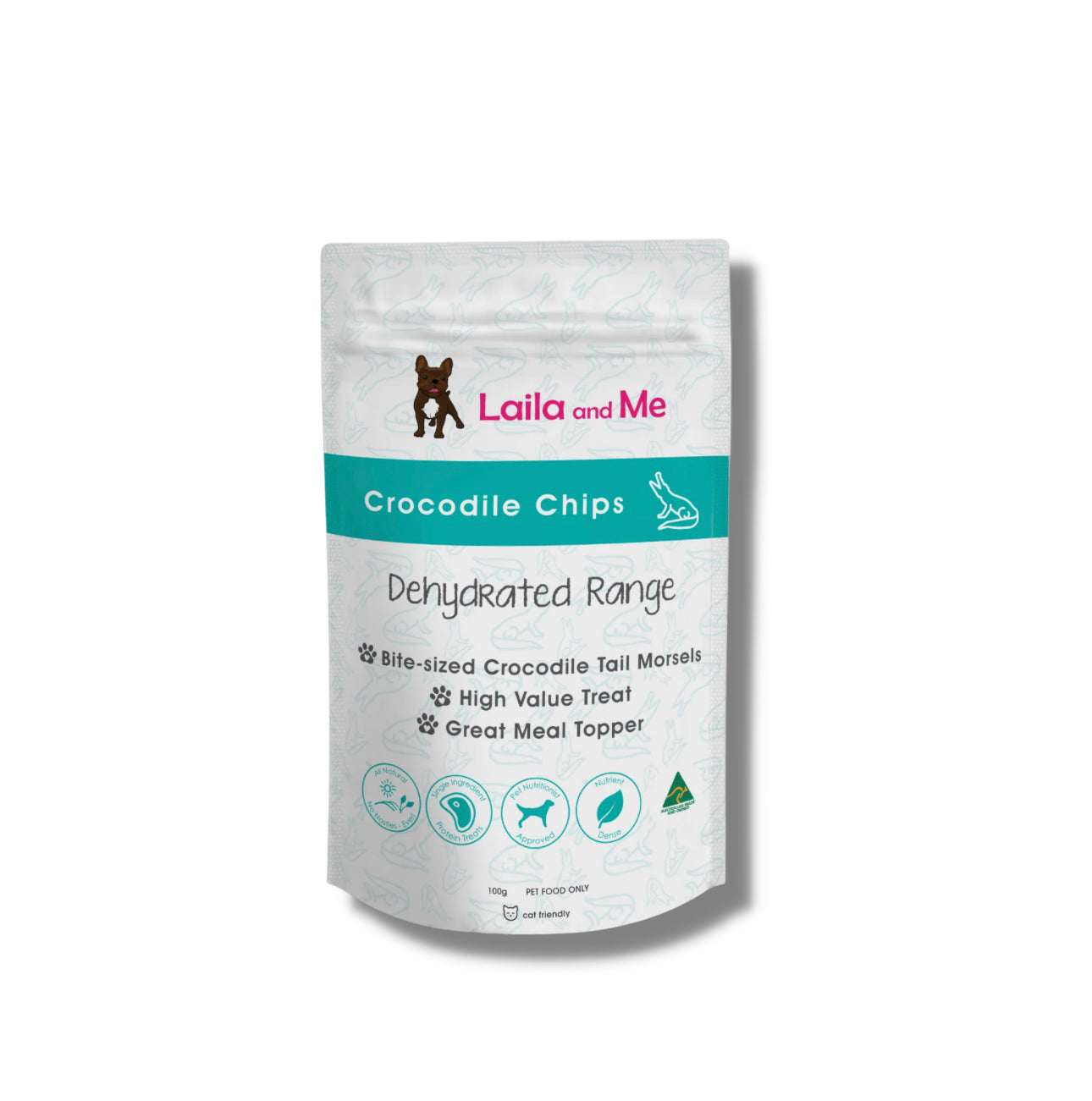 Australia Laila and Me Crocodile Chips 100g 澳洲鳄鱼片片