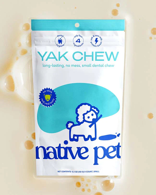 Native Pet YAK CHEWS 5Packs牦牛奶磨牙棒
