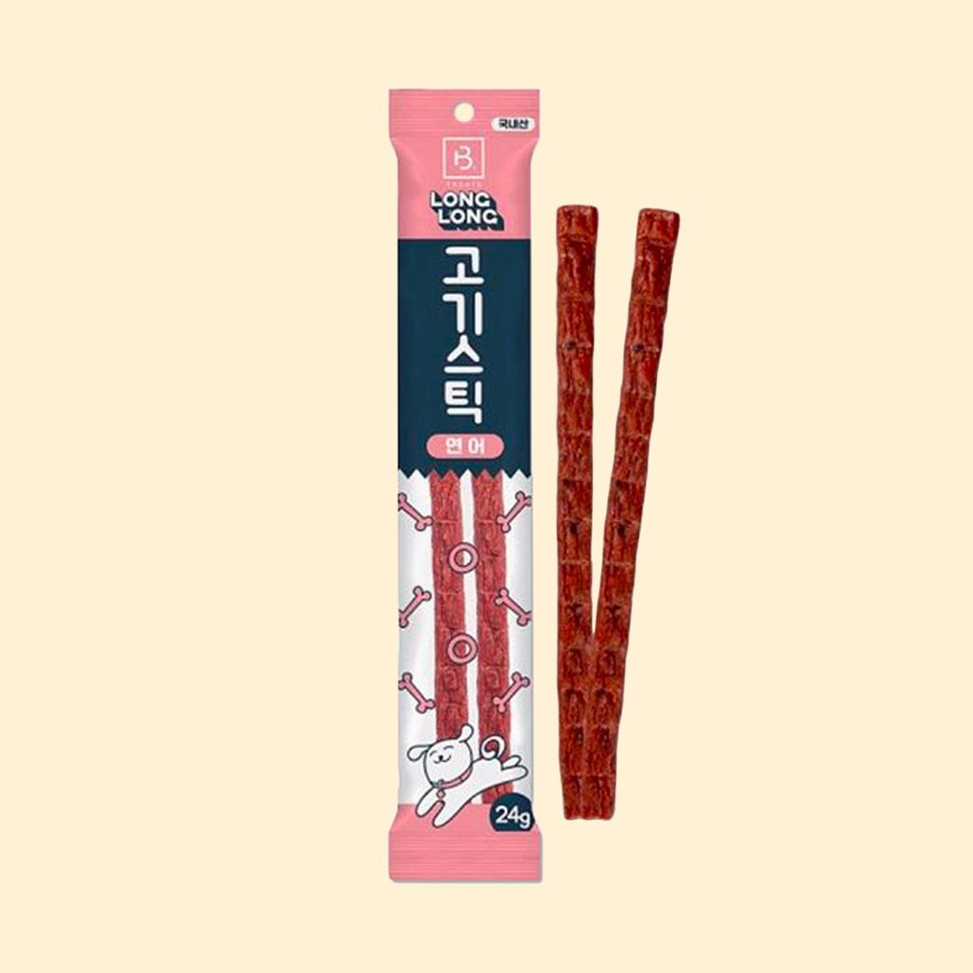 Breeder Lab Long Long Meat Stick Salmon for Dog and Cat 24g
