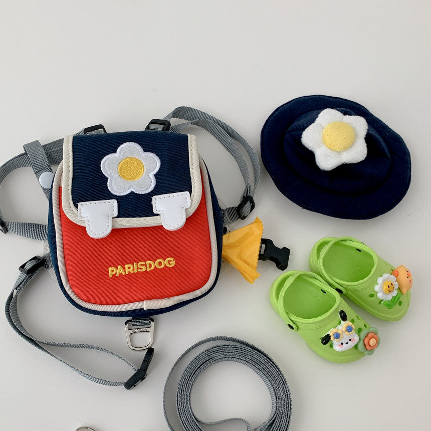 Korean Cute Backpack Harness with Leash and Hat