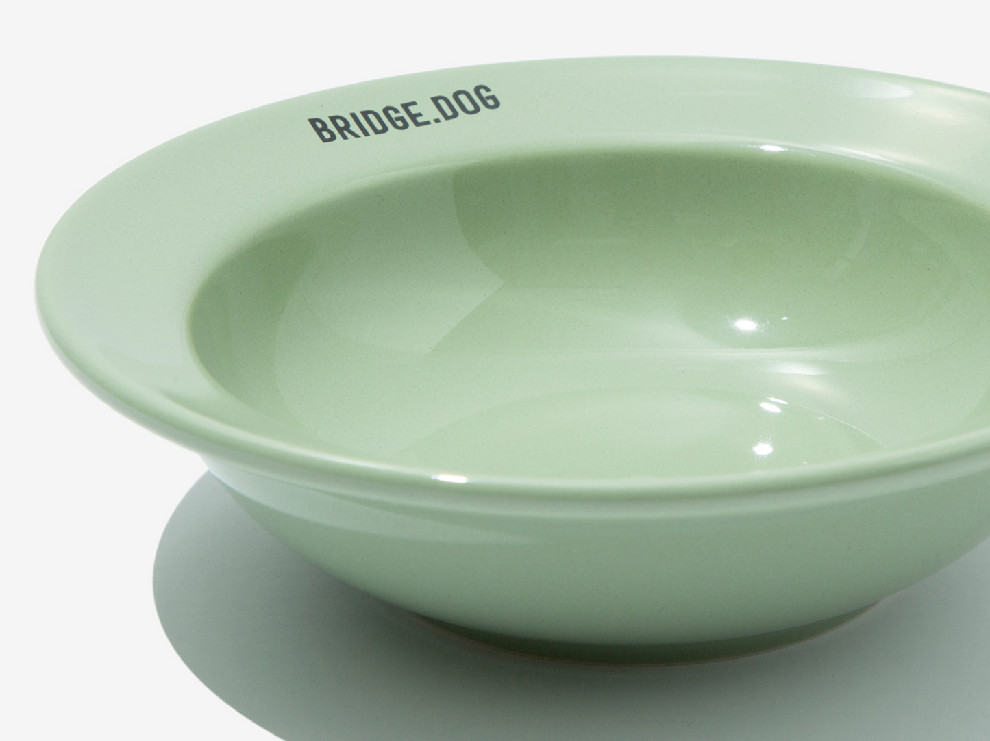 Bridge Dog MINI DISH - AVOCADO (GLOSSY)