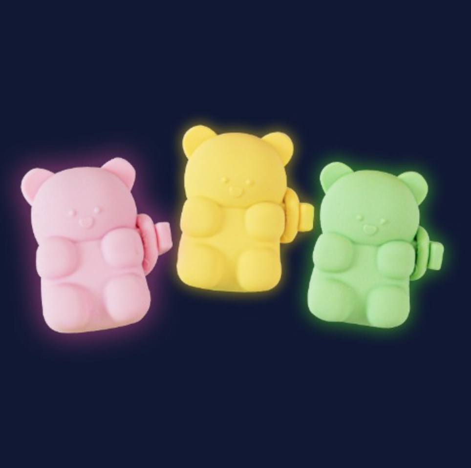 Biteme Jellybear LED Rechargable Blinker (3 colors)