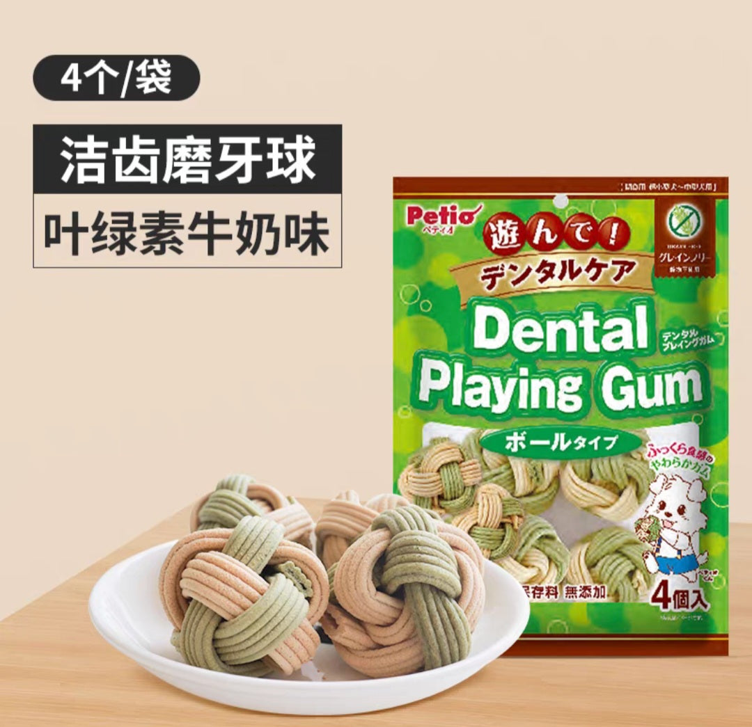 Petio 迷你牙科新鲜口香糖 4 件装