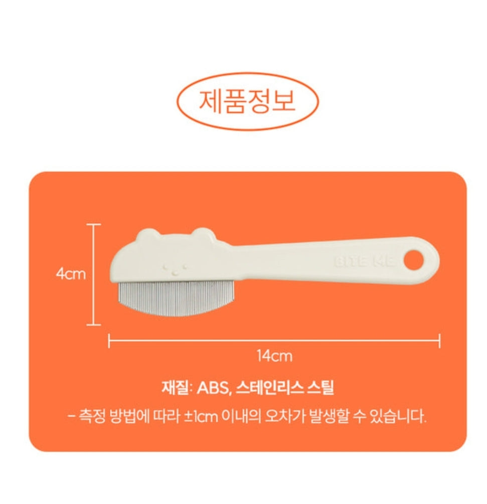 Biteme jellybear round face comb