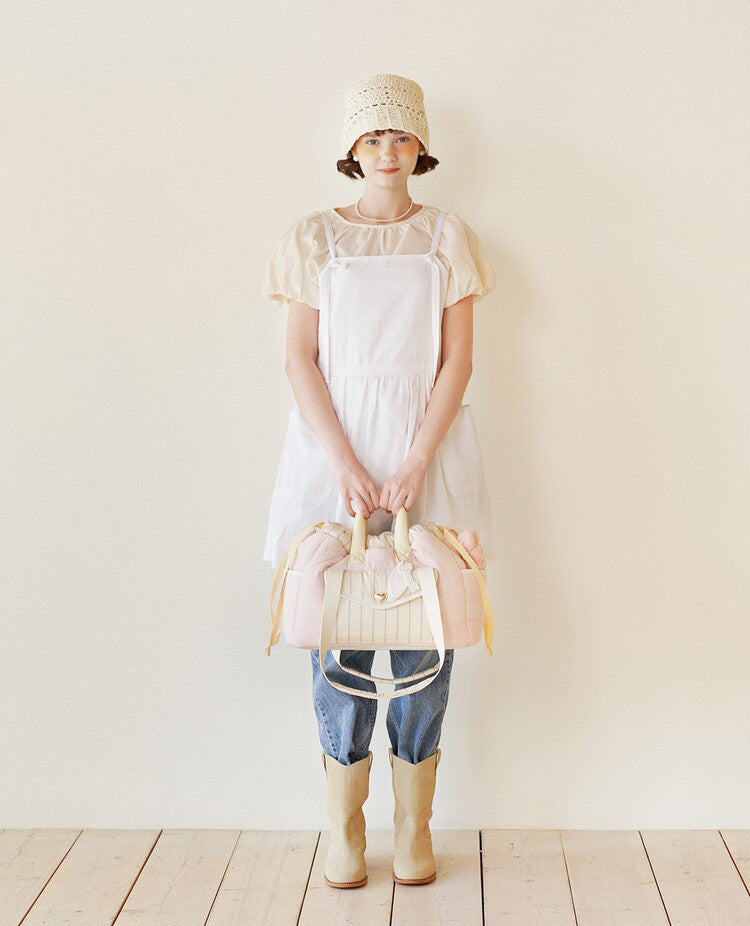 Seoru Letter Bag Set Almond Pink