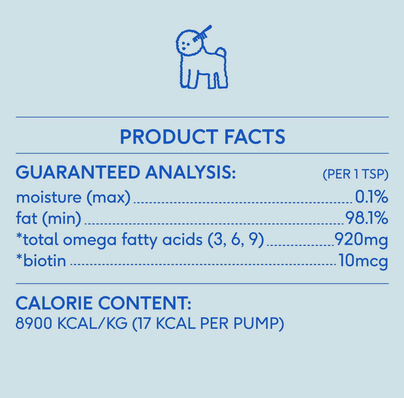 Native Pet Pet Pump Bottle Omega Oil for Dogs 8oz