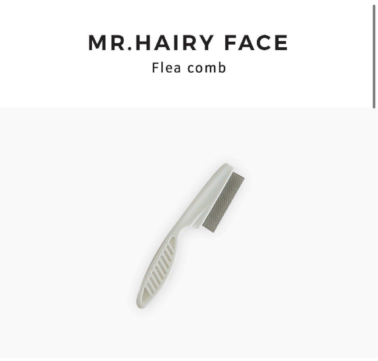 Easy to use Face Comb