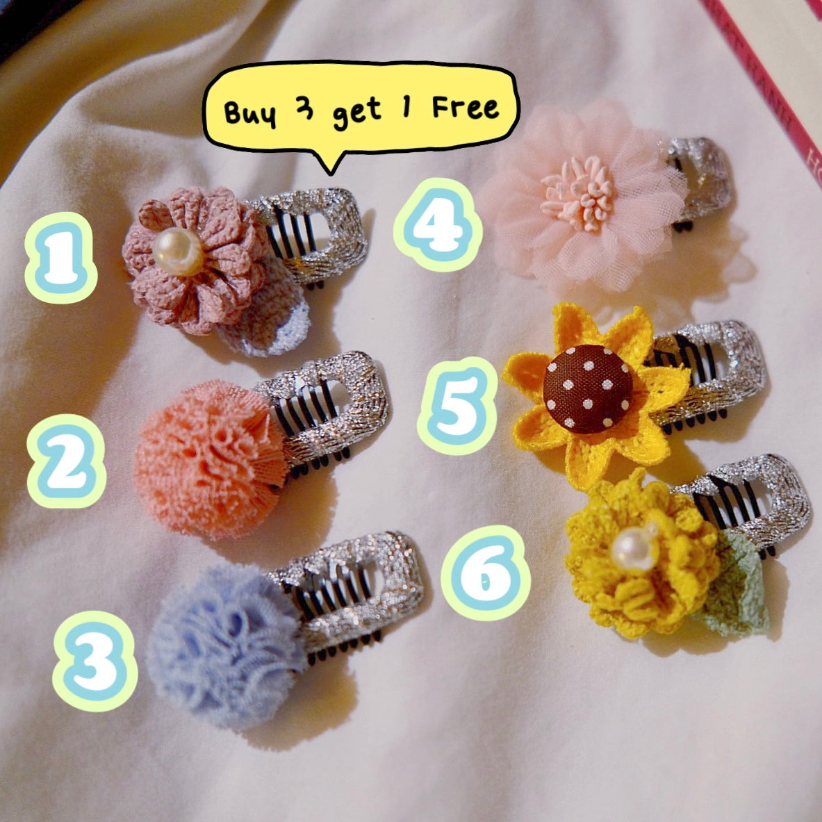 Flowers Pet Clip