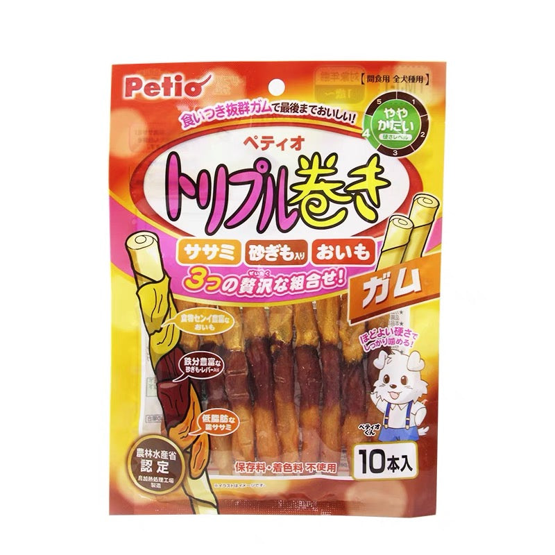 Petio Mix Chicken Roll 10pcs