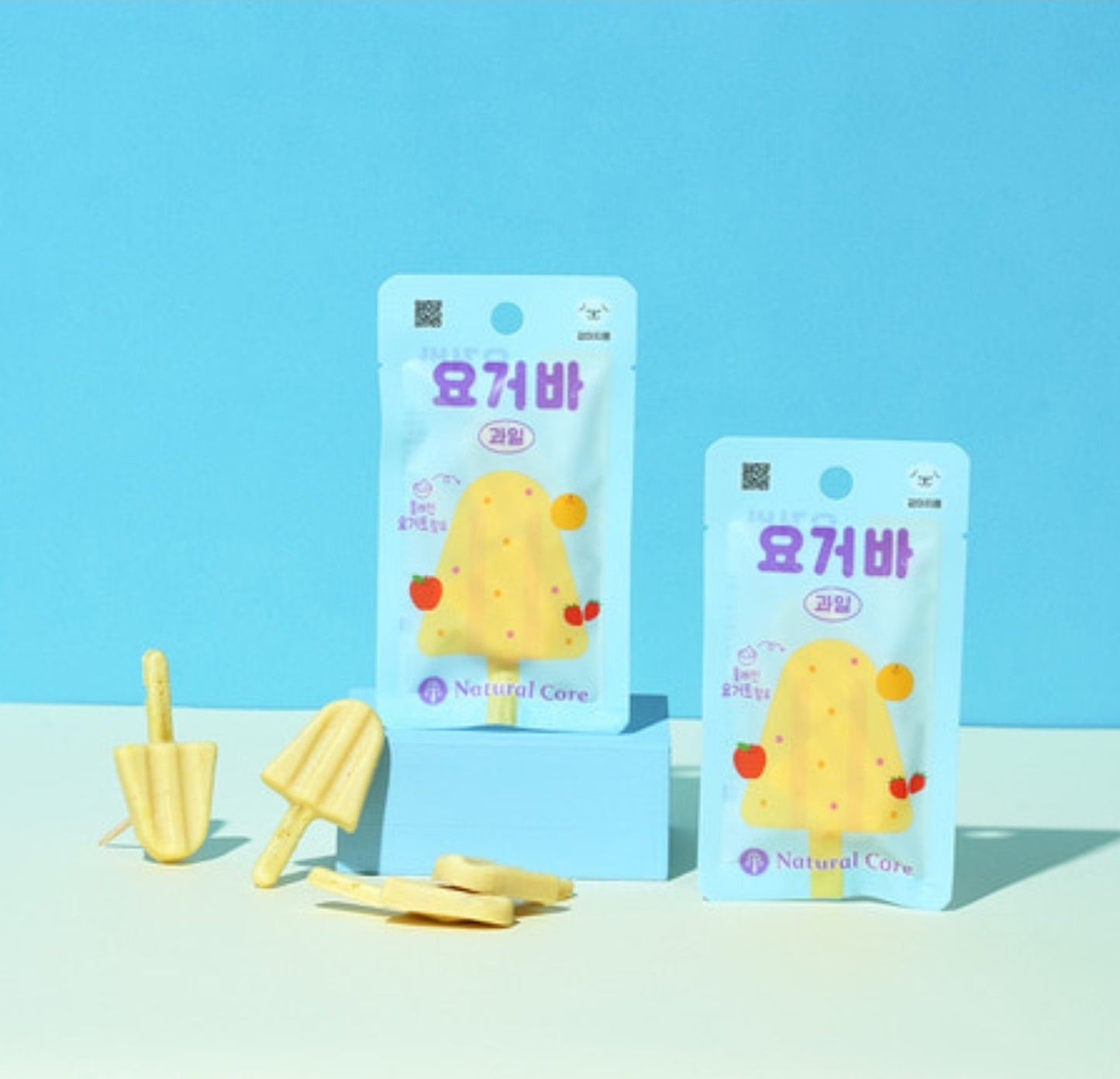 Natural Core Fruits Yogurt Cheese 1bag 2pcs