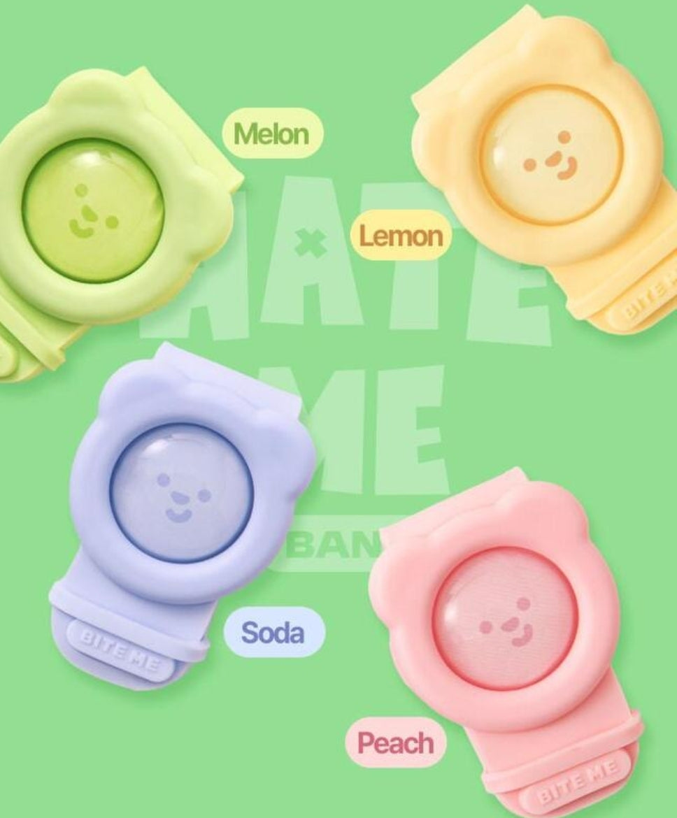 Biteme Hateme Band (Contains Insect Repellent Oil flavoring) 4 colors antibug