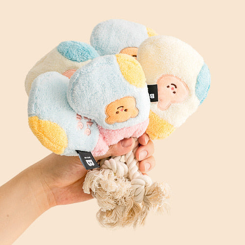 Biteme Socks Rope Toy - Rabbit / Bear