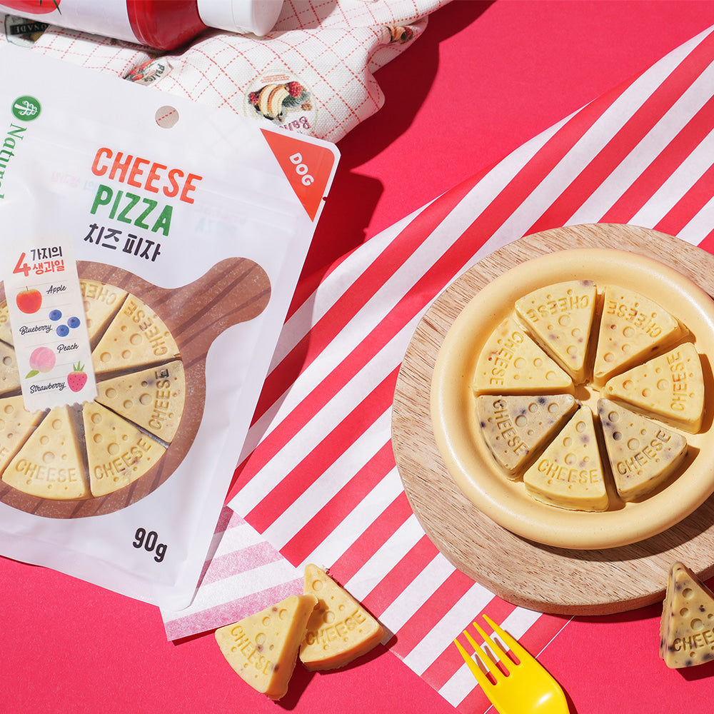 Natural Core Cheese Pizza Dog Treats 90g