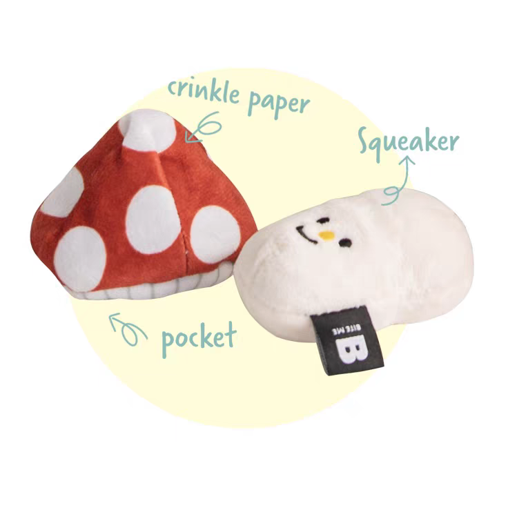 Biteme Mushroom Nose Toy