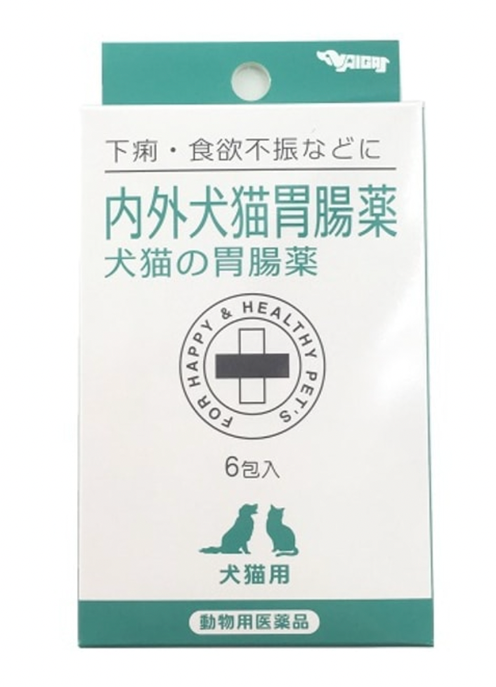 日本NAIGAI 宠物胃肠药 6袋
