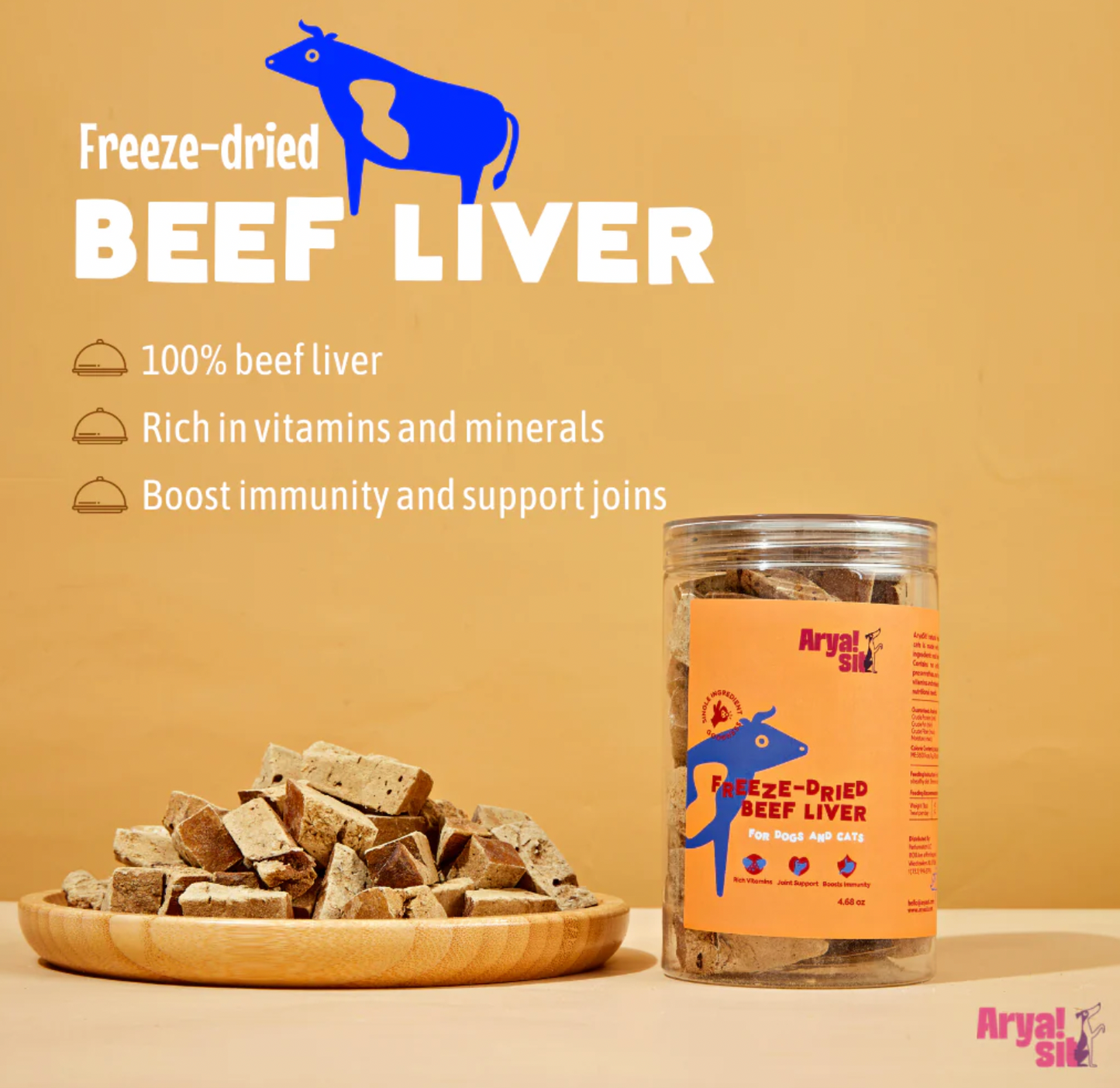 Freeze-Dried Beef Liver 4.88OZ