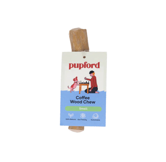 Pupford Coffee Wood Dog Chew Small 4-6" for Dog