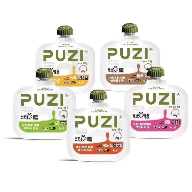 Puzi扑吃 犬猫通用 补水餐包85G