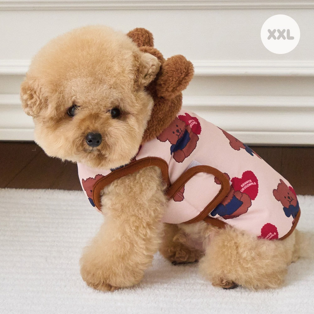 Bennys HEART BOMB PADDING (BROWN)