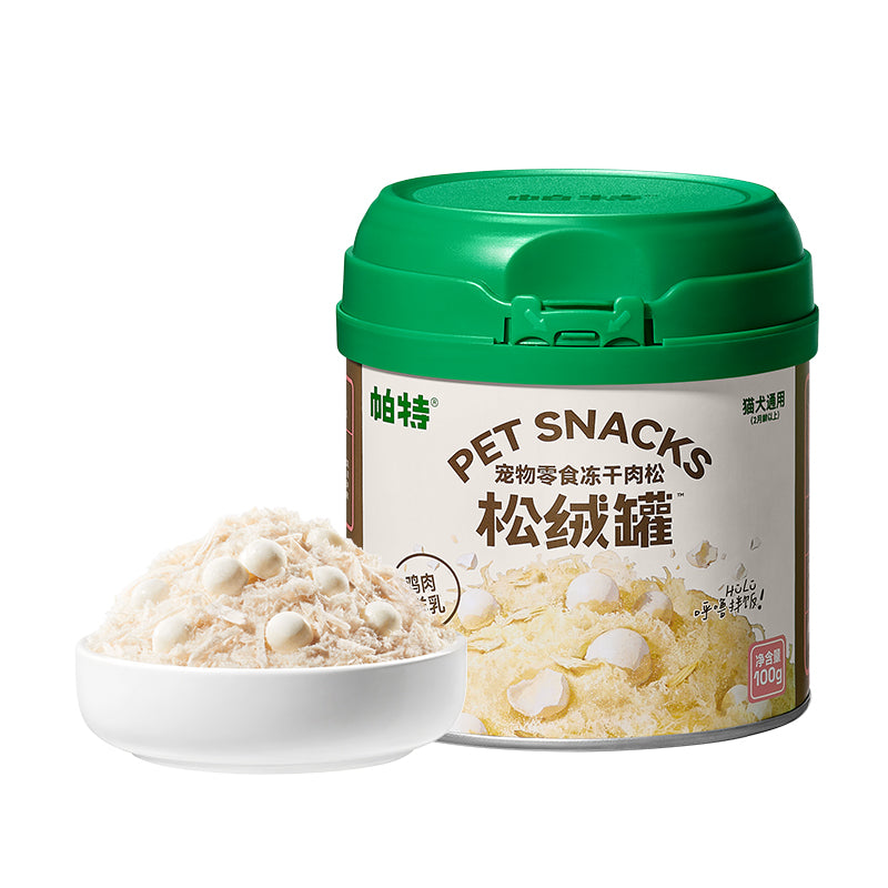 帕特 鸡肉羊乳冻干肉松100g