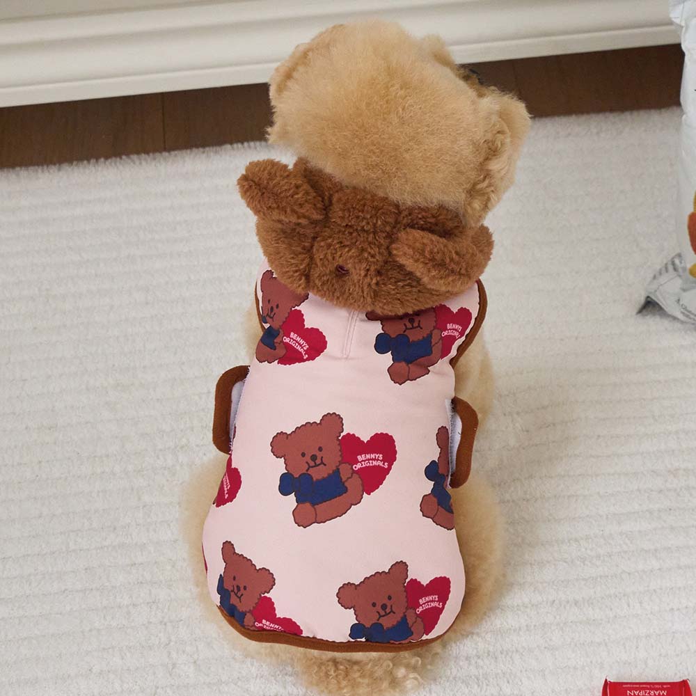 Bennys HEART BOMB PADDING (BROWN)