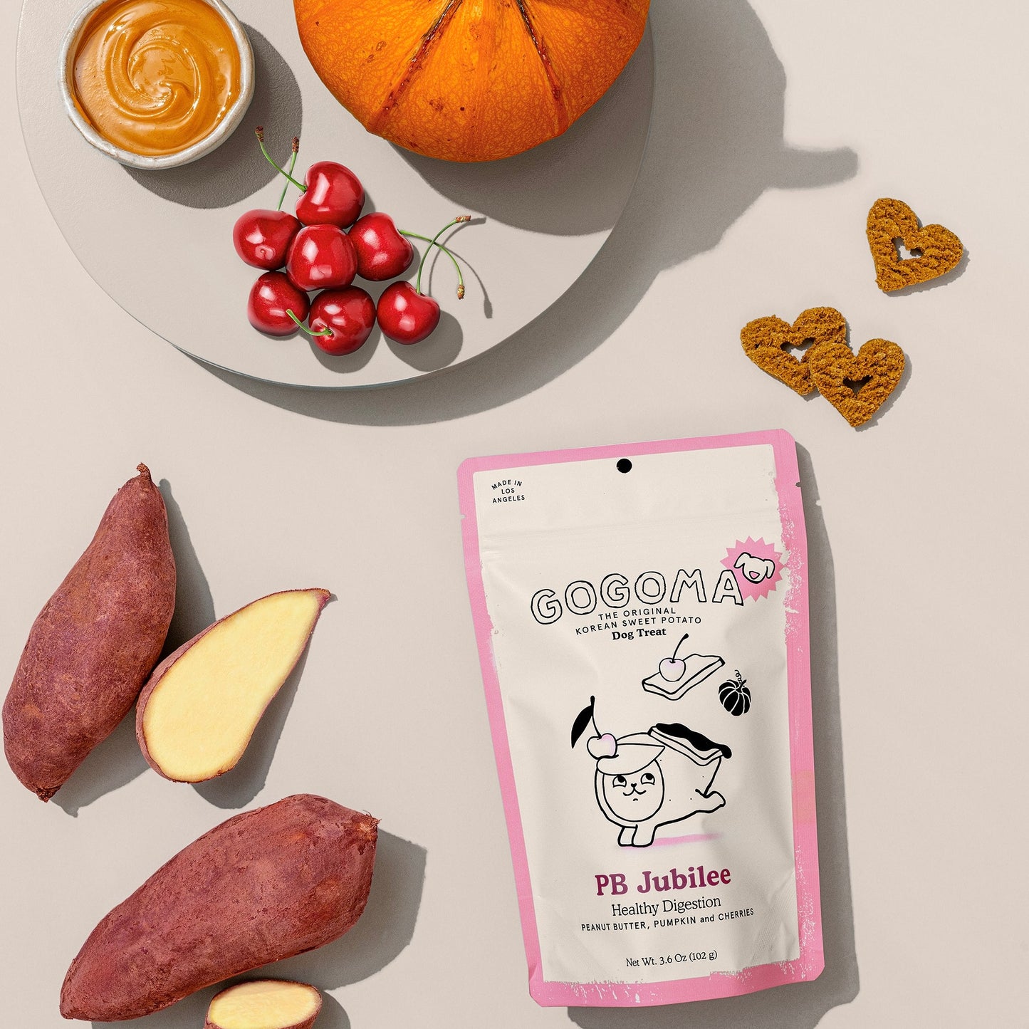 Gogoma PB Jubilee: PB + Pumpkin Treat for Digestion 提高免疫力抗氧化饼干