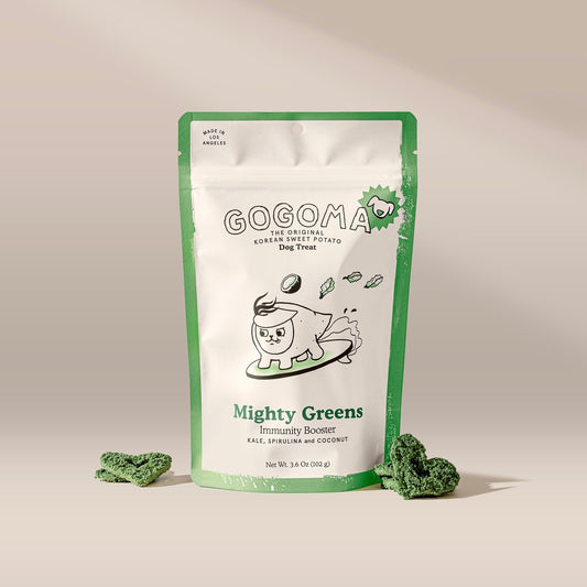 Gogoma Mighty Greens: Spirulina + Coconut Treat for Immunity 提高免疫力饼干