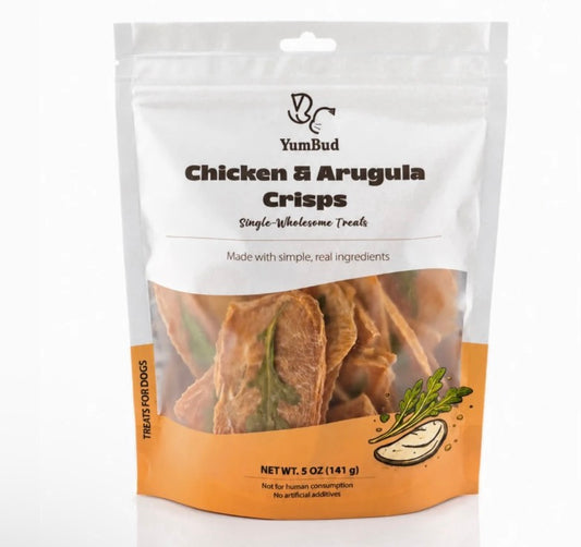 Yumbud Chicken & Arugula Crisps 优质蛋白质 膳食纤维 磨牙零食