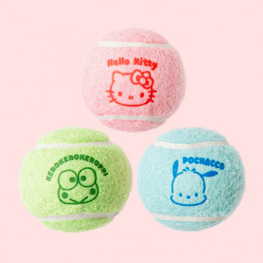 Biteme Sanrio Mini Tennis Balls Toy 三丽鸥联名小网球 3pcs