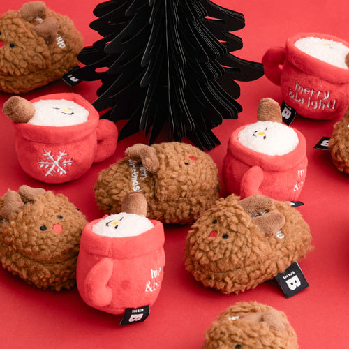 BITE ME Christmas Friends Toy Set - Hot Chocolate & Slipper