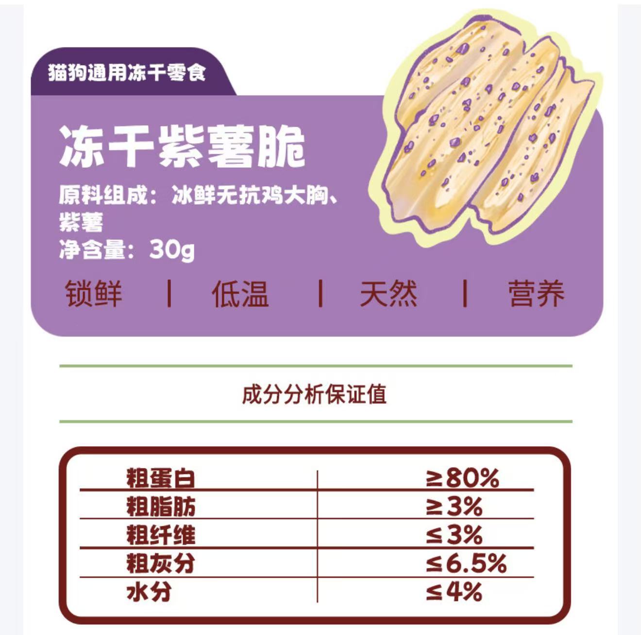 萌蒂MUNDI宠物风干零食无抗肉源 犬猫通用 鸡肉冻干零食