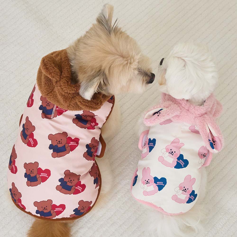 Bennys HEART BOMB PADDING (PINK)