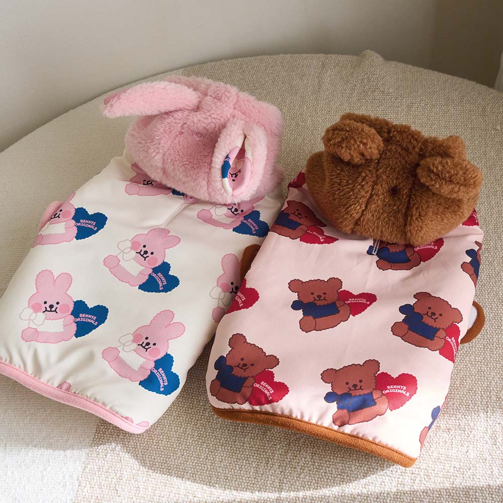 Bennys HEART BOMB PADDING (PINK)