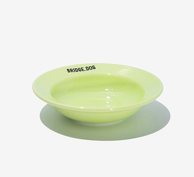 TOY CAT DISH - BABY GREEN (GLOSSY)