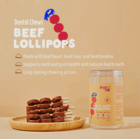 Freeze-Dried Beef Lollipops 9.6Oz