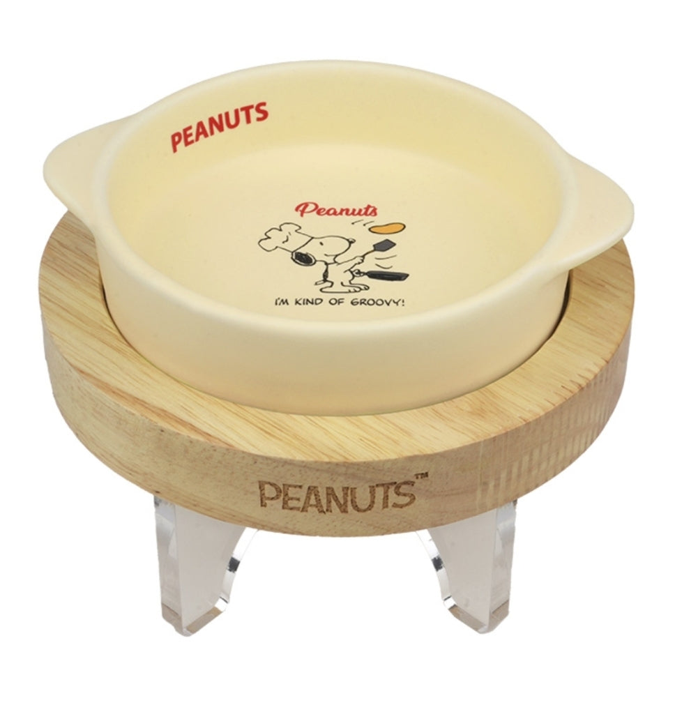 Paris Dog Peanuts Chef Bowl and Table Mini Size