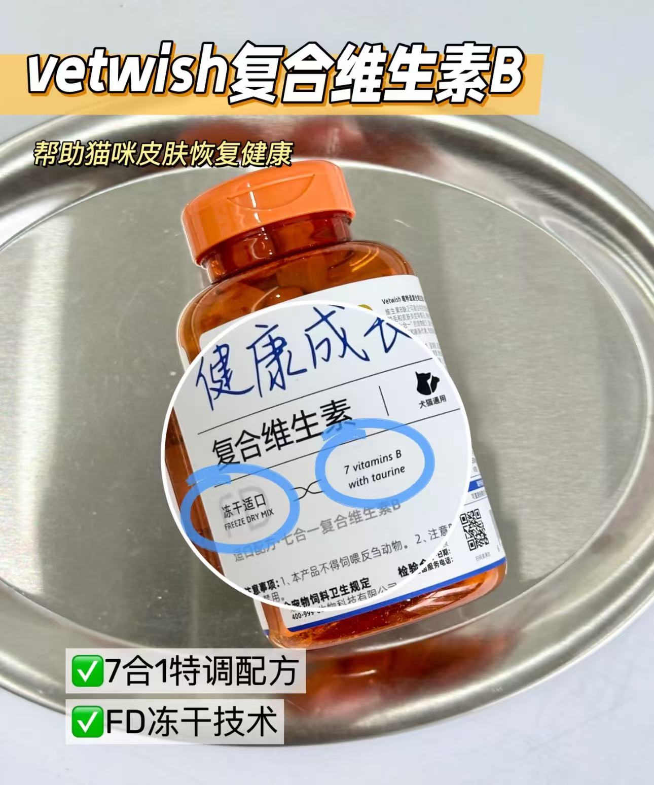 Vetwish Compound Vitamin for Dog and Cat 40g