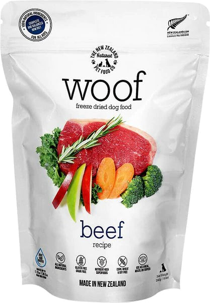 Woof Beef Recipe Grain-Free Freeze-Dried Dog Food